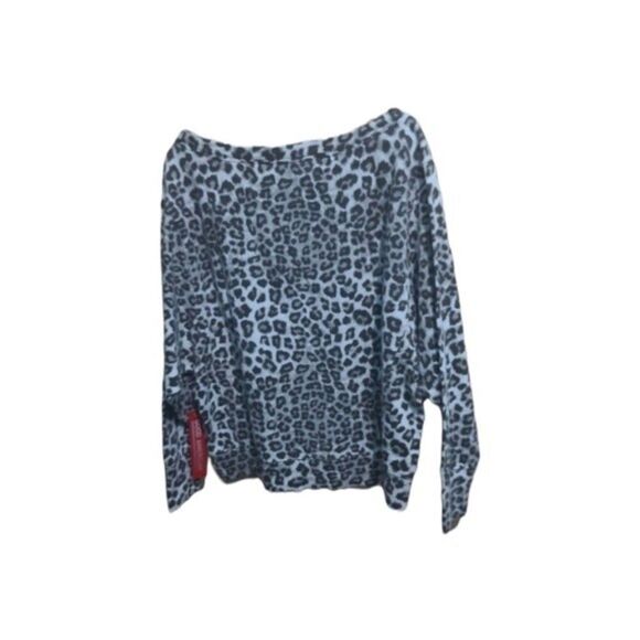 Good American Snow Leopard Sweater   NWT - Picture 3 of 8